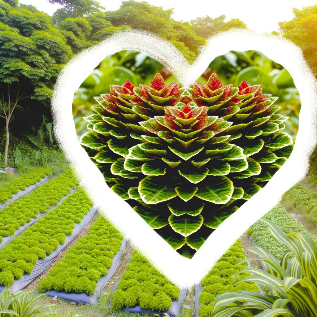 a heart shaped plant